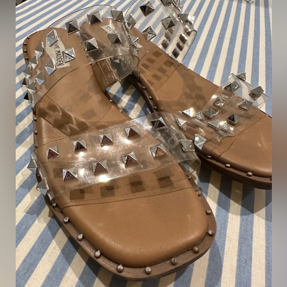 Steve Madden clear and studded sandals - Picture 2 of 3